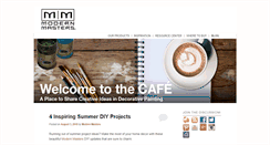 Desktop Screenshot of modernmasterscafe.com